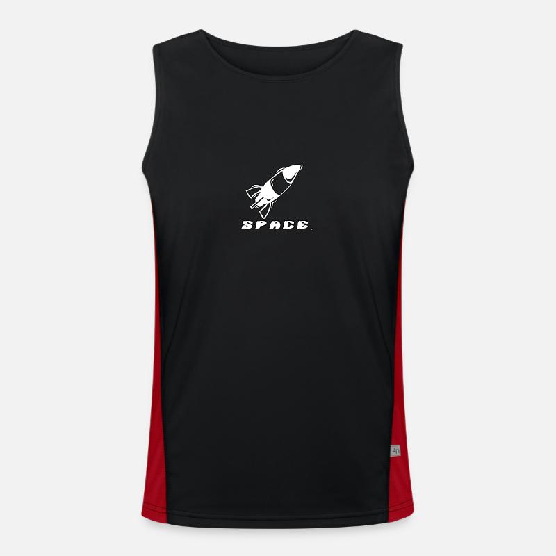 Space Men's Functional Contrast Tank Top 
