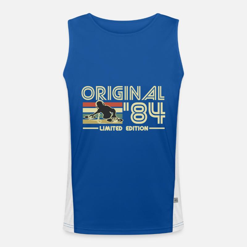 1984 Funktionelles Kontrast-Tank Top für Männer 