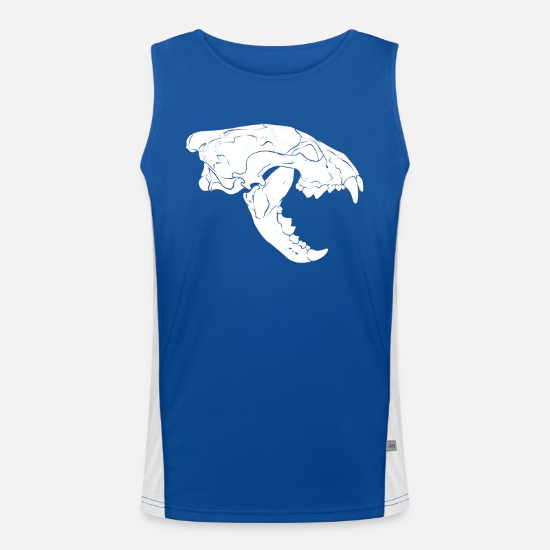 Wolverine Skull Men's Functional Contrast Tank Top 