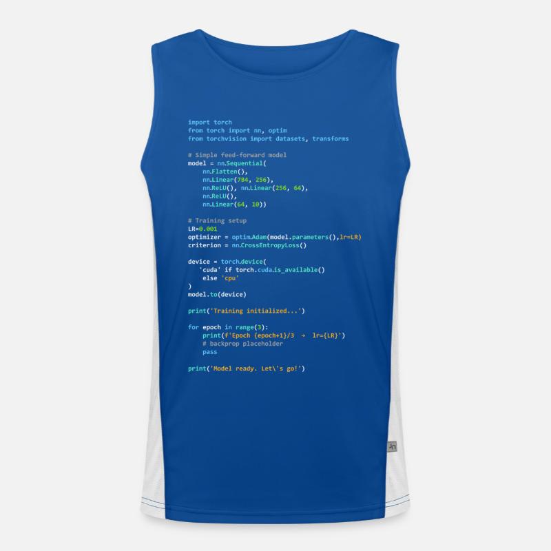 Programmer Humor - Developer Logic and Technology Men's Functional Contrast Tank Top 