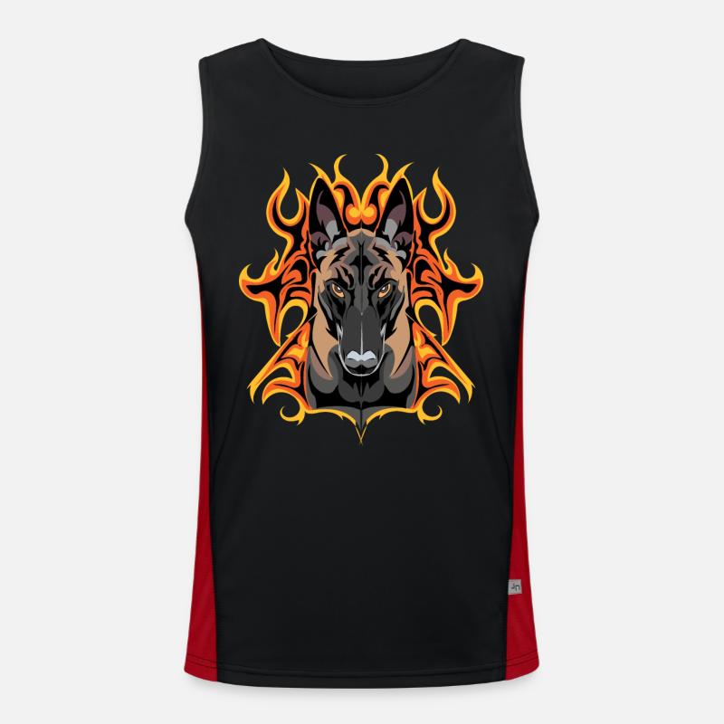 flash malinois Débardeur respirant contrasté Homme 