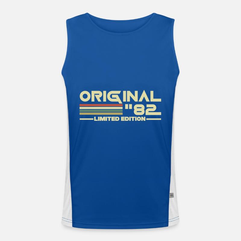 1982 Funktionelles Kontrast-Tank Top für Männer 