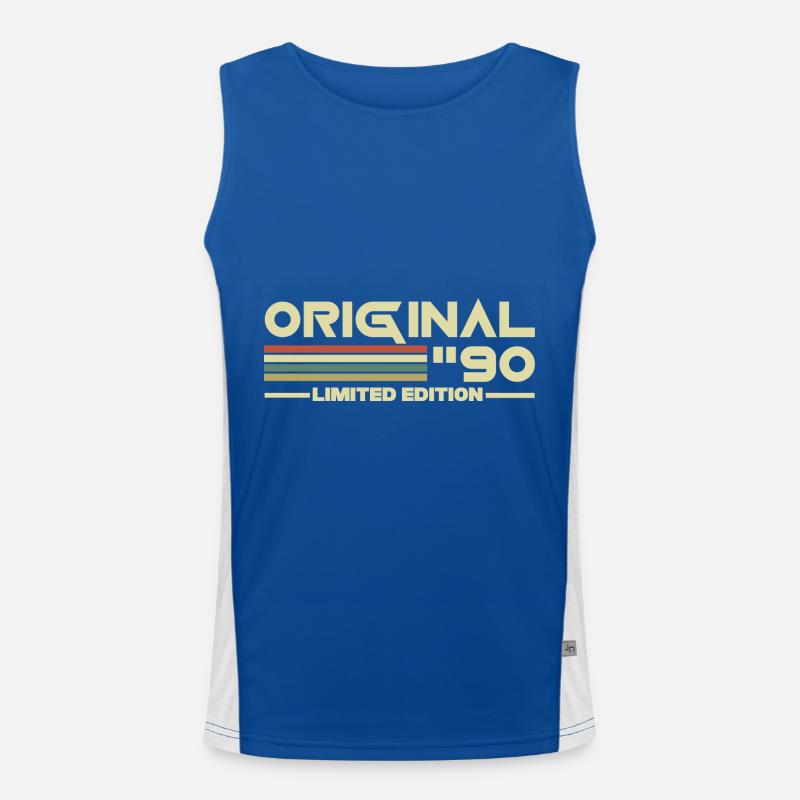 1990 Funktionelles Kontrast-Tank Top für Männer 