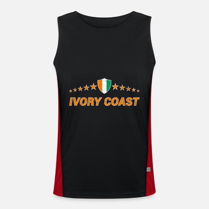 Ivory Coast Men's Functional Contrast Tank Top 