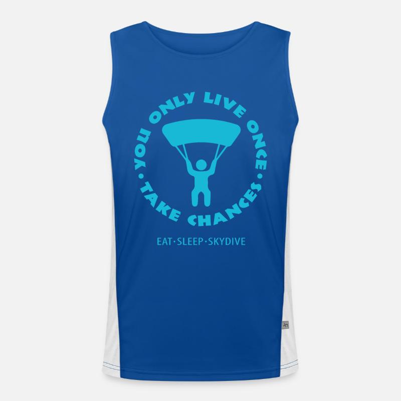 Fallschirm Funktionelles Kontrast-Tank Top für Männer 