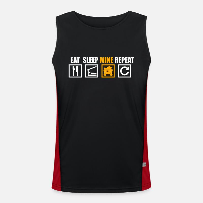 Mining Men's Functional Contrast Tank Top 