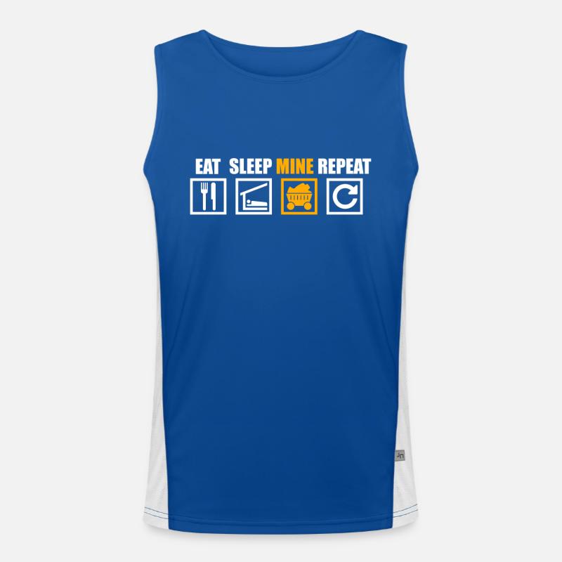 Mining Men's Functional Contrast Tank Top 