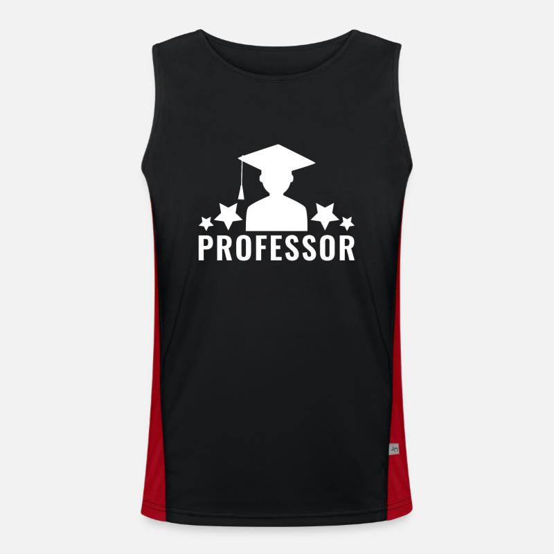 Professor Funktionelles Kontrast-Tank Top für Männer 