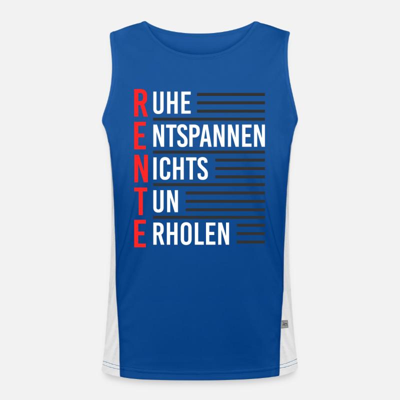 Rente Funktionelles Kontrast-Tank Top für Männer 