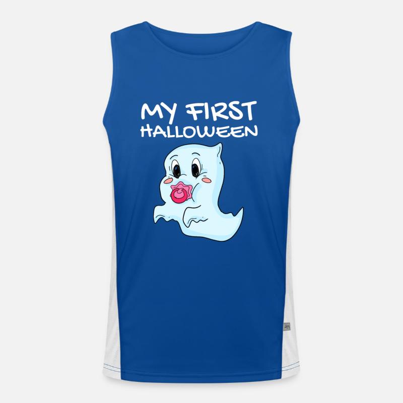 Mon premier bébé d'Halloween Débardeur respirant contrasté Homme 