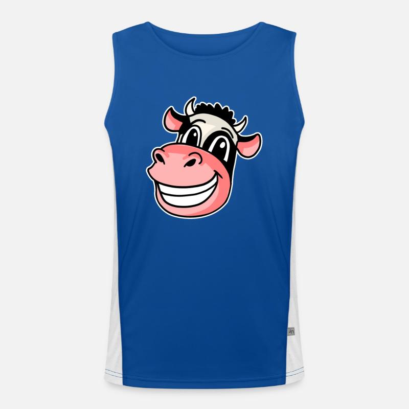 Tête de vache Débardeur respirant contrasté Homme 