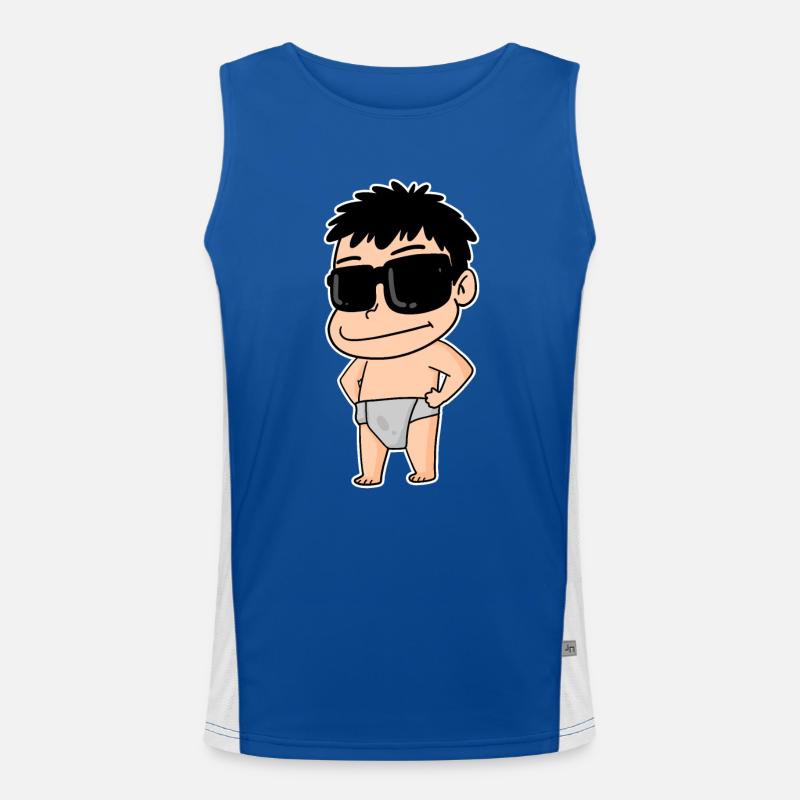 Bébé cool Débardeur respirant contrasté Homme 