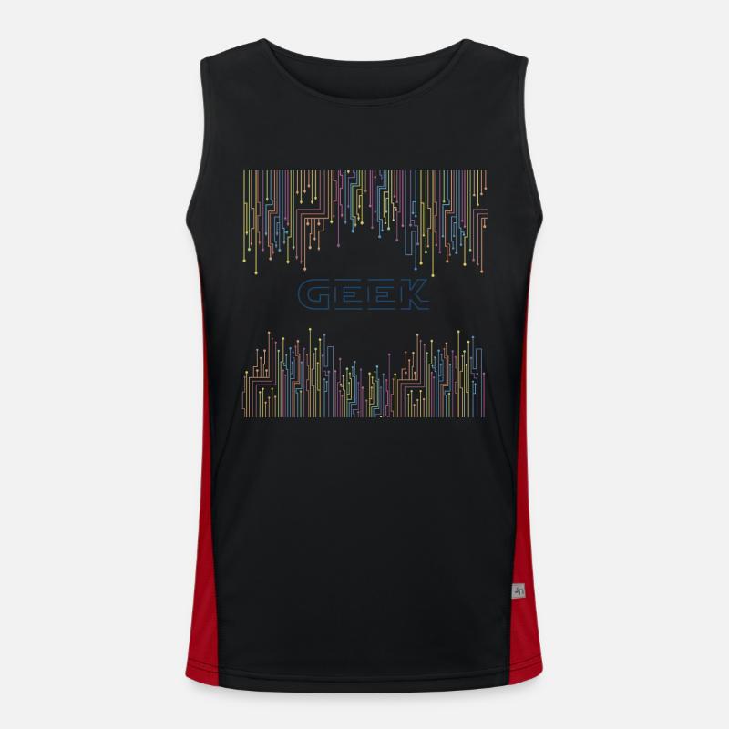 Geek & Techno Débardeur respirant contrasté Homme 