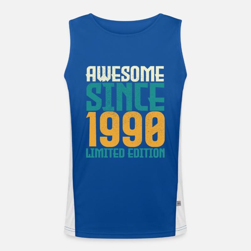 Awesome Since 1990 limited edition. Débardeur respirant contrasté Homme 