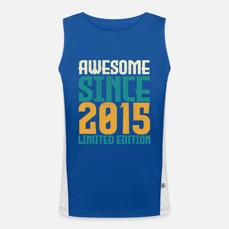 Großartig seit 2015 Limited Edition. Funktionelles Kontrast-Tank Top für Männer 