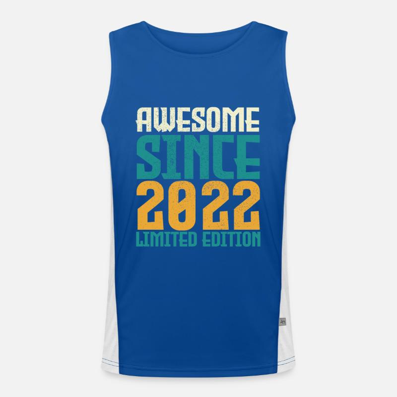 Awesome seit 2022 limitierte Auflage. Funktionelles Kontrast-Tank Top für Männer 