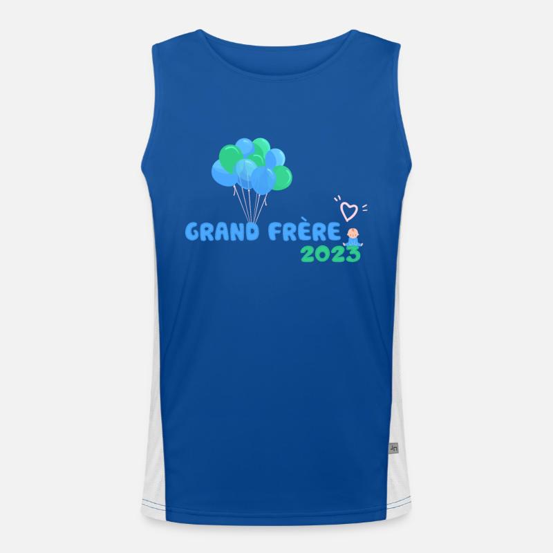 Grand Frère 2023 Idée Cadeau Annonce Grossesse Débardeur respirant contrasté Homme 
