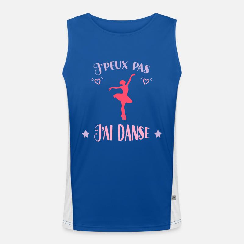 J'Peux Pas J'ai Danse Idée Cadeau Danseuses Débardeur respirant contrasté Homme 