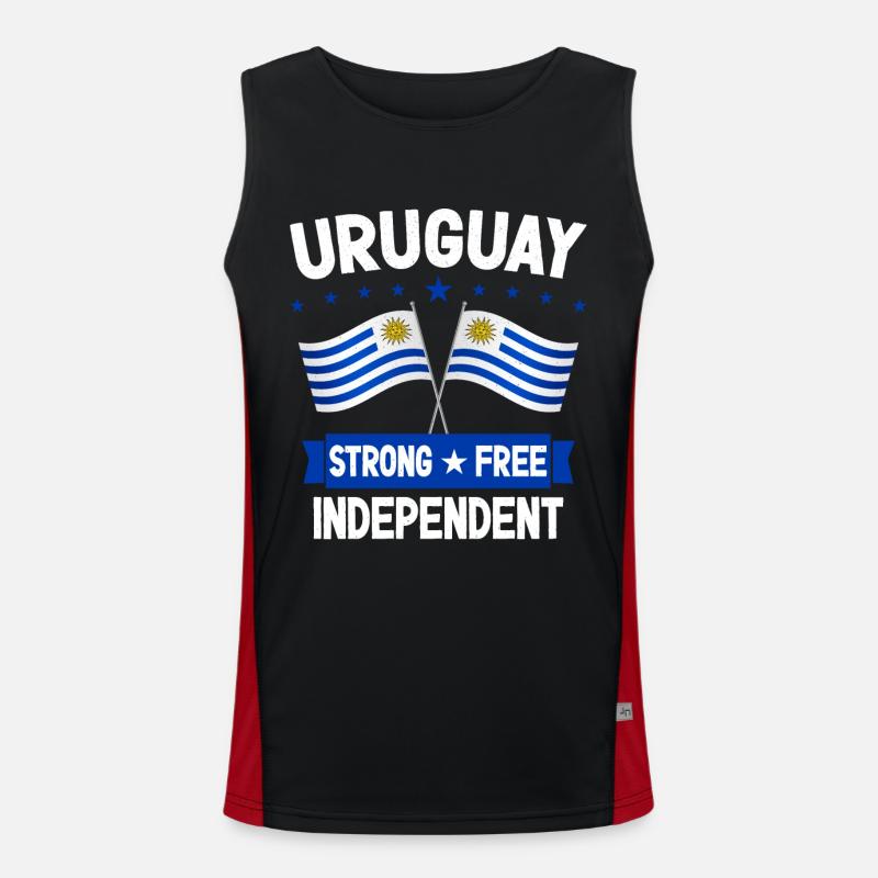 Uruguay Débardeur respirant contrasté Homme 
