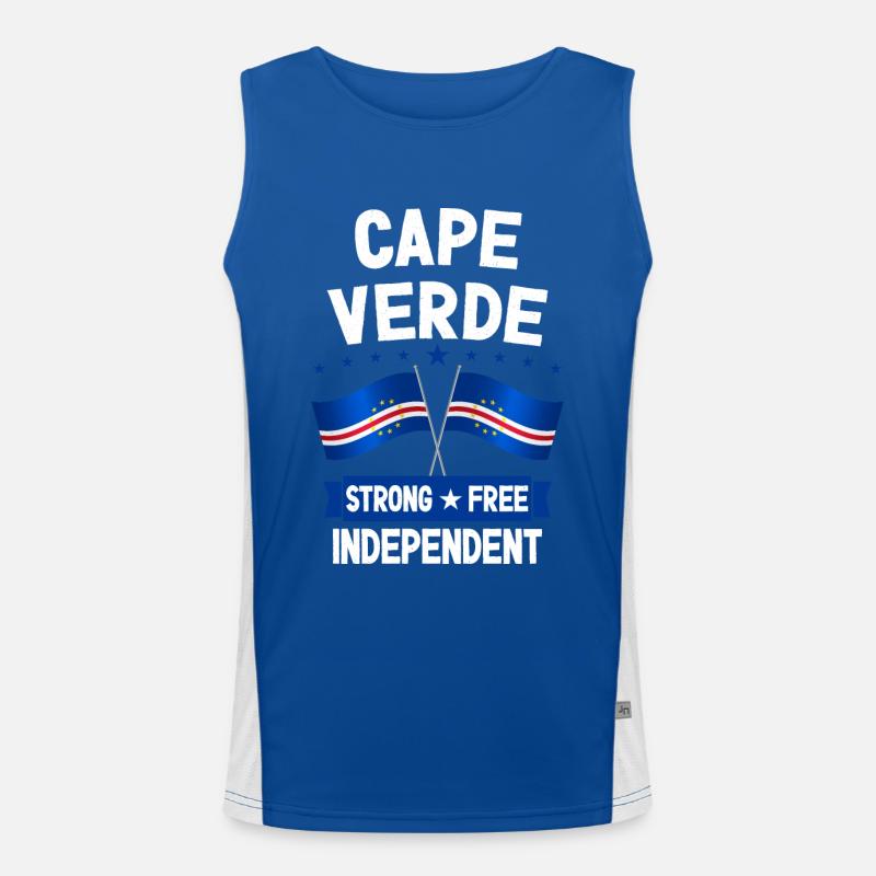 Cap Vert Débardeur respirant contrasté Homme 