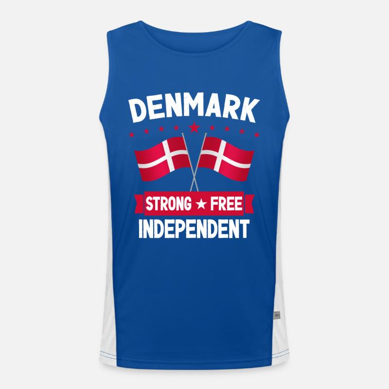 Denmark Men's Functional Contrast Tank Top 