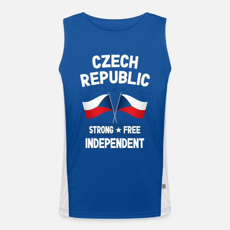 République tchèque Débardeur respirant contrasté Homme 
