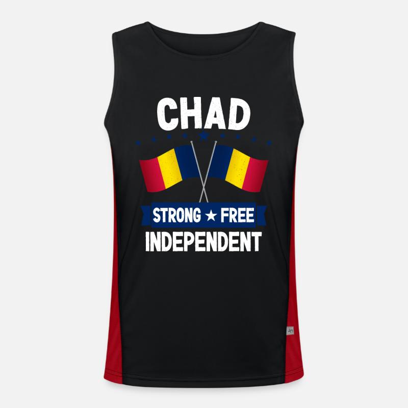 Tschad Funktionelles Kontrast-Tank Top für Männer 