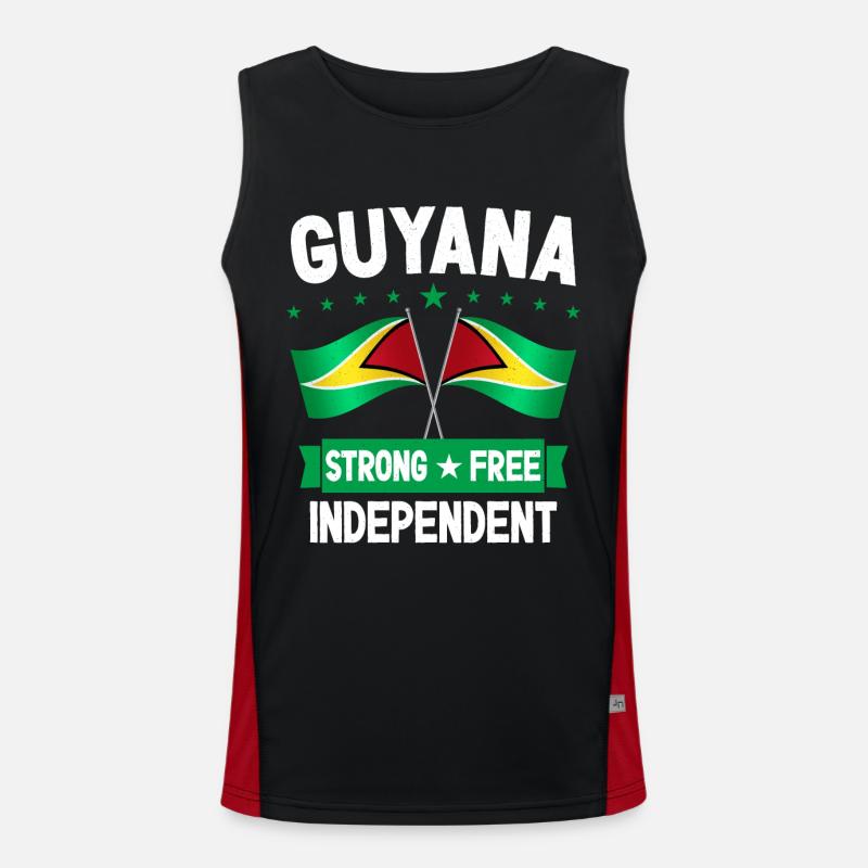 Guyana Men's Functional Contrast Tank Top 