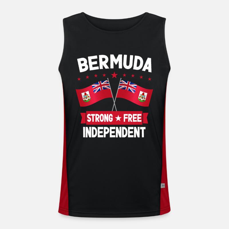 Bermuda Men's Functional Contrast Tank Top 