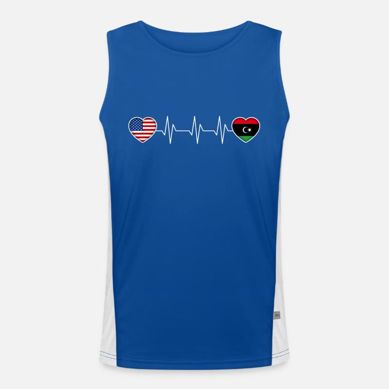 Libya Men's Functional Contrast Tank Top 