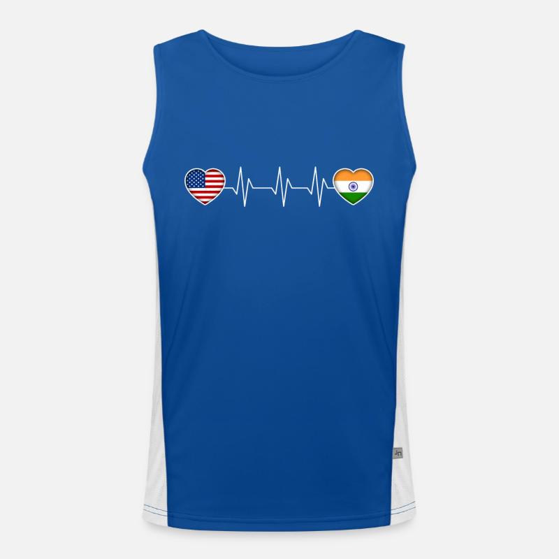 Inde Débardeur respirant contrasté Homme 