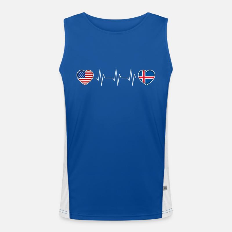 Iceland Men's Functional Contrast Tank Top 