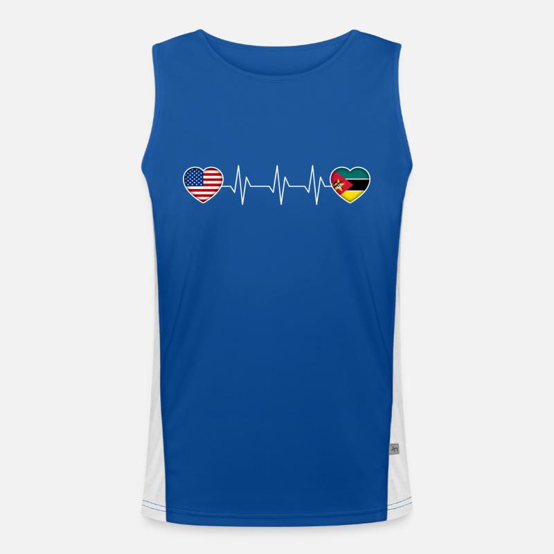 Mozambique Men's Functional Contrast Tank Top 