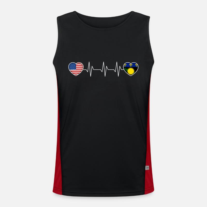Guadeloupe Men's Functional Contrast Tank Top 