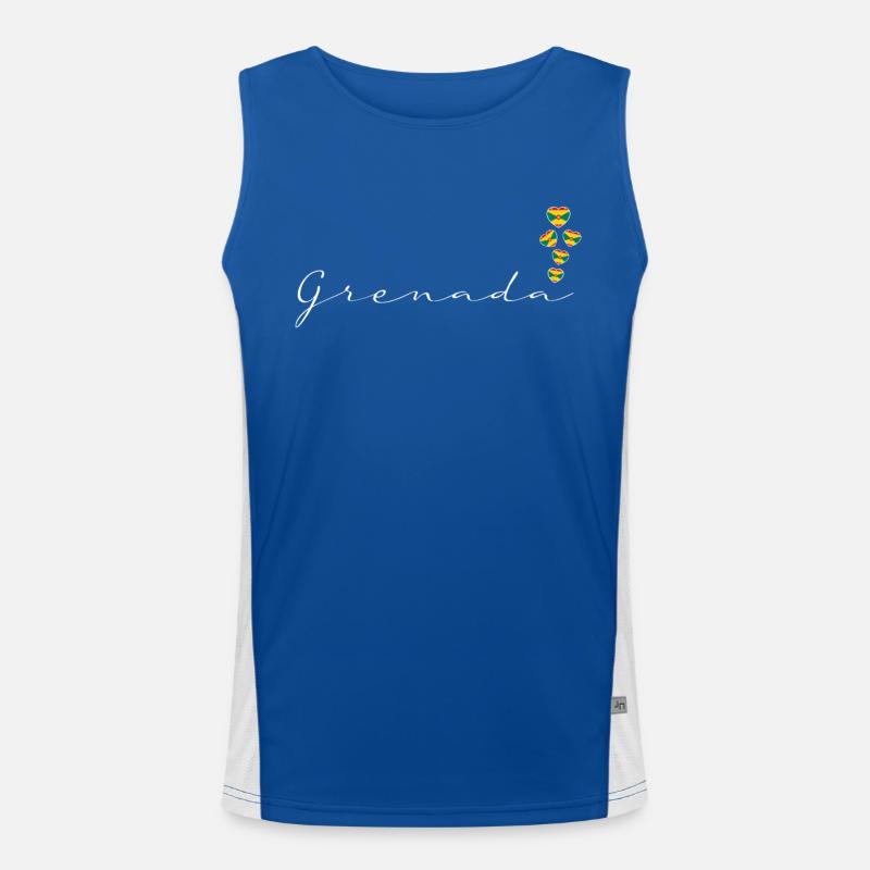 Grenada Funktionelles Kontrast-Tank Top für Männer 