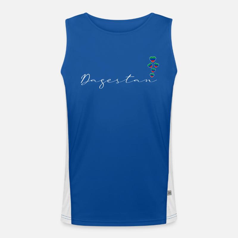 Dagestan Funktionelles Kontrast-Tank Top für Männer 