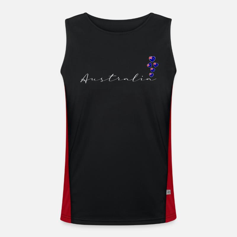 Australien Funktionelles Kontrast-Tank Top für Männer 