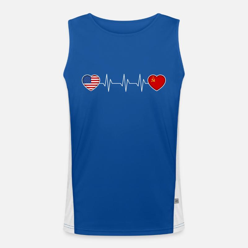Soviet Union Men's Functional Contrast Tank Top 