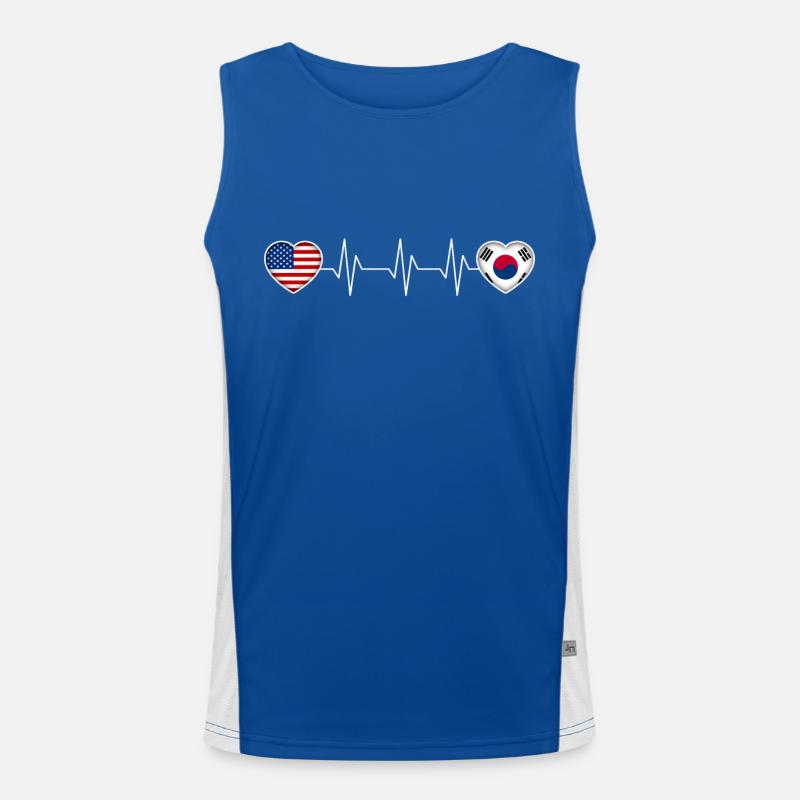 Corée du Sud Débardeur respirant contrasté Homme 