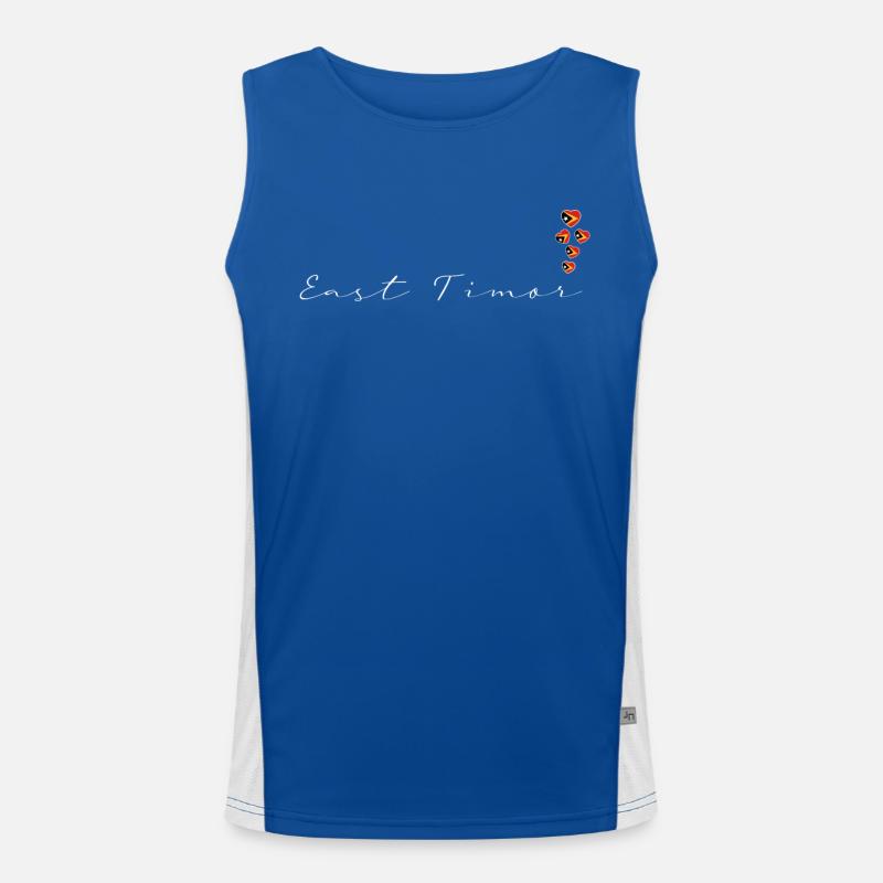 Osttimor Funktionelles Kontrast-Tank Top für Männer 