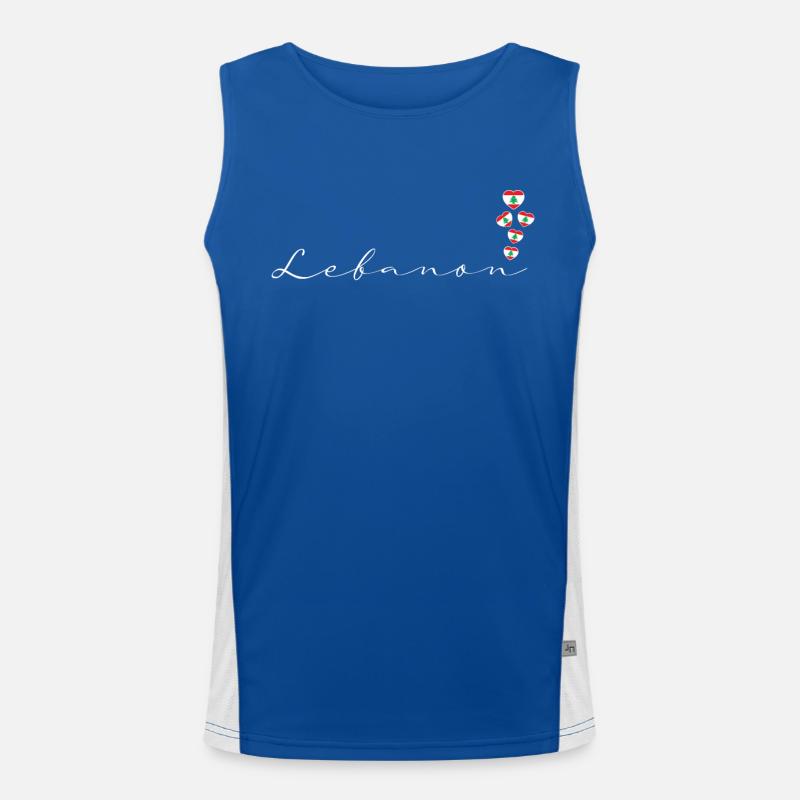Lebanon Men's Functional Contrast Tank Top 
