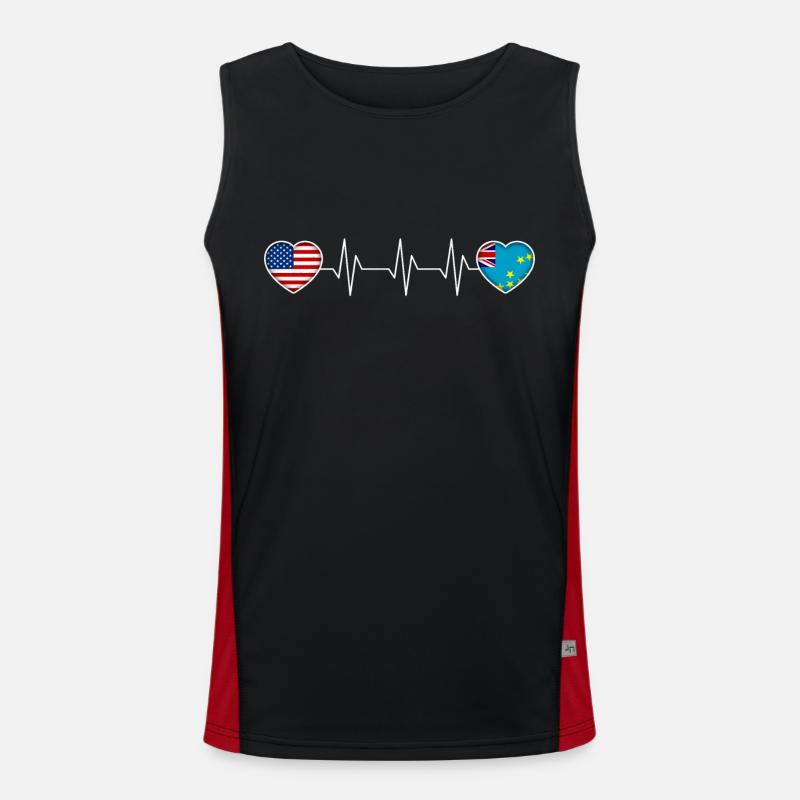 Tuvalu Men's Functional Contrast Tank Top 