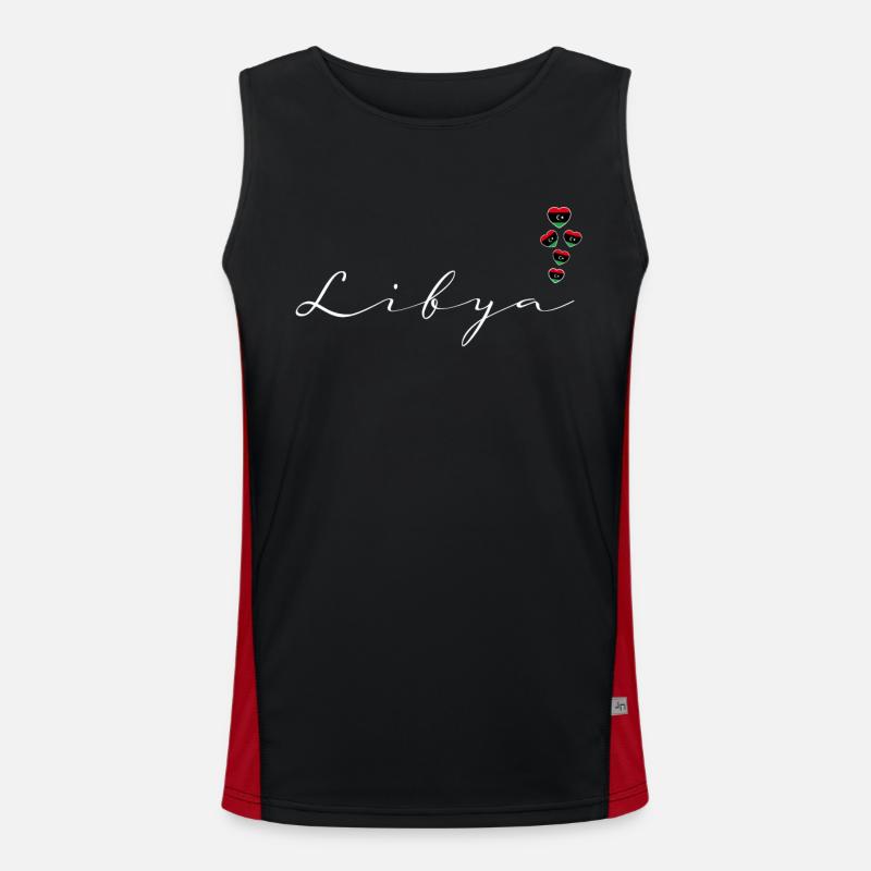 Libya Men's Functional Contrast Tank Top 