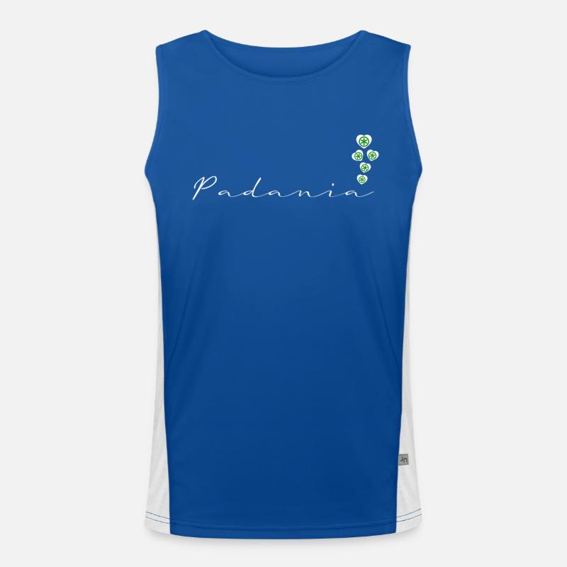 Padanien Funktionelles Kontrast-Tank Top für Männer 