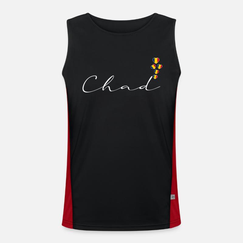 Tschad Funktionelles Kontrast-Tank Top für Männer 