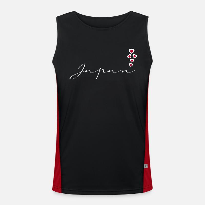 Japan Funktionelles Kontrast-Tank Top für Männer 