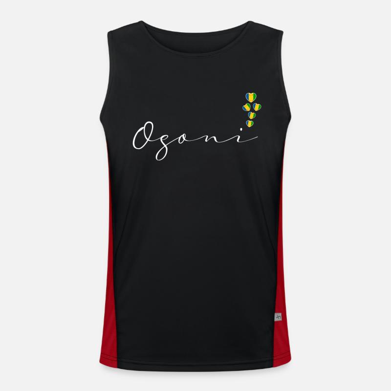 Ogoni Funktionelles Kontrast-Tank Top für Männer 