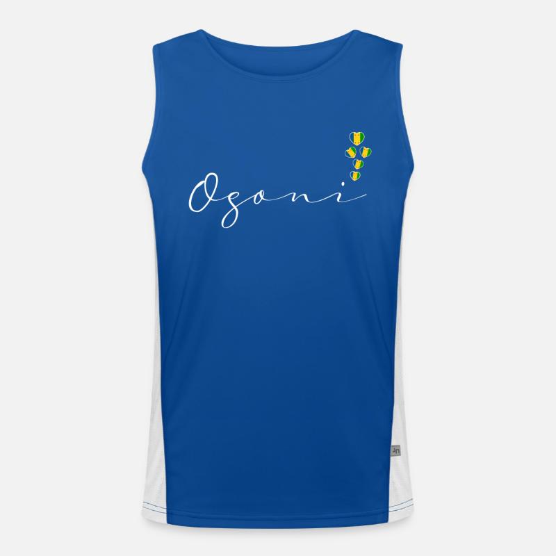 Ogoni Men's Functional Contrast Tank Top 