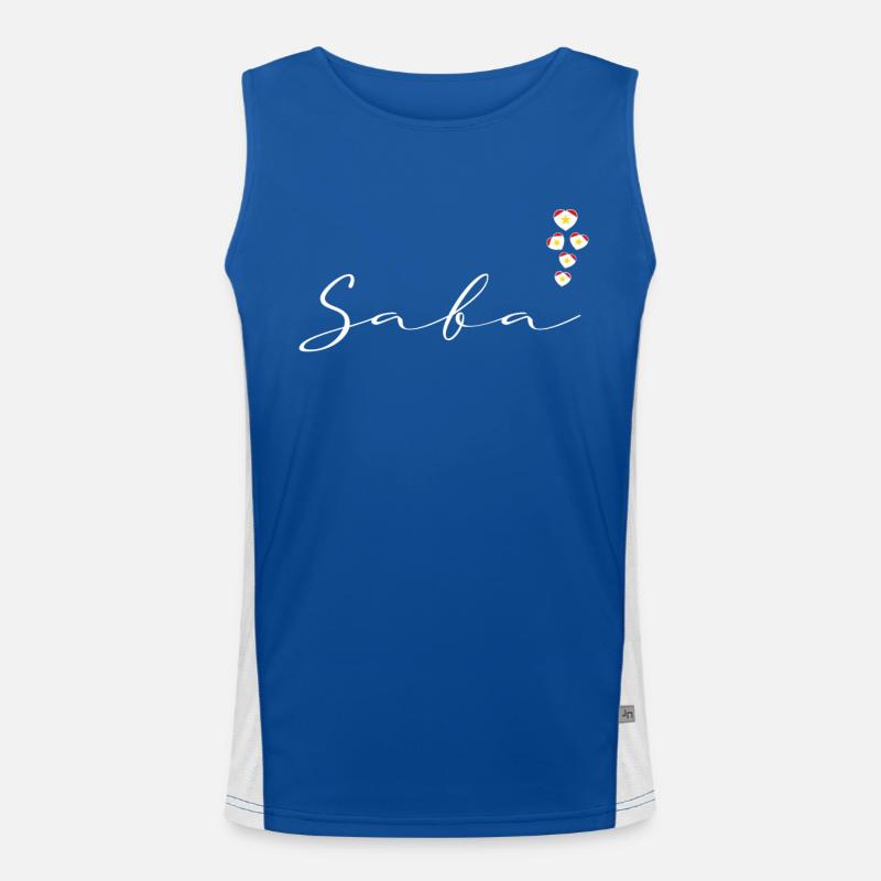 Saba Funktionelles Kontrast-Tank Top für Männer 