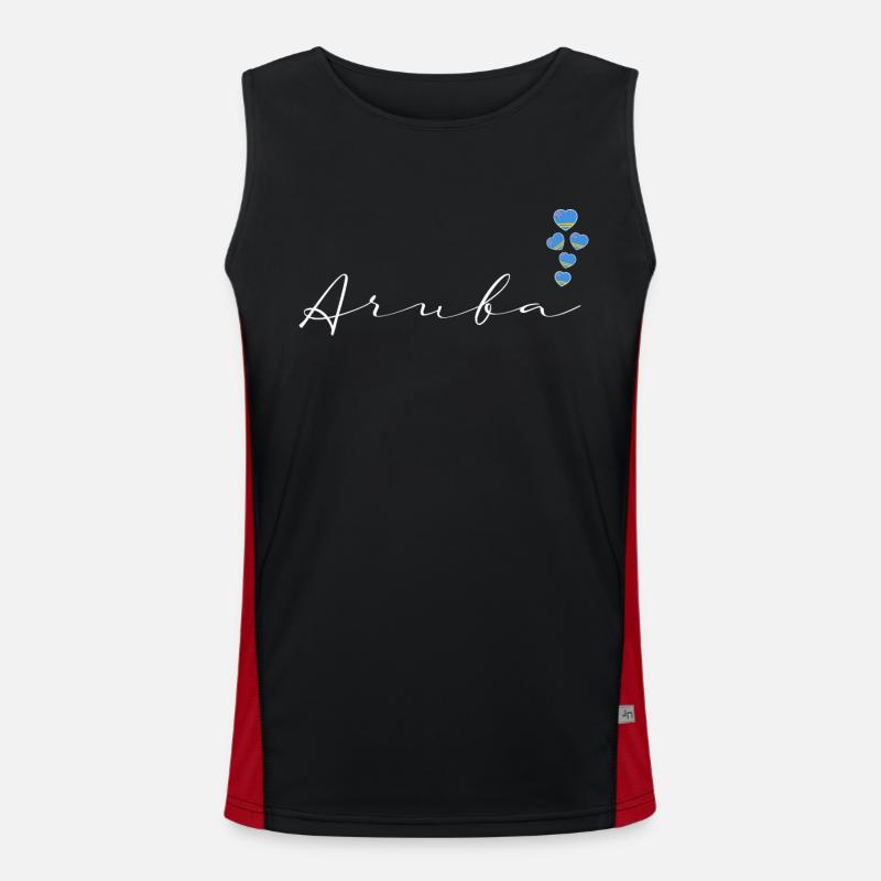 Aruba Funktionelles Kontrast-Tank Top für Männer 